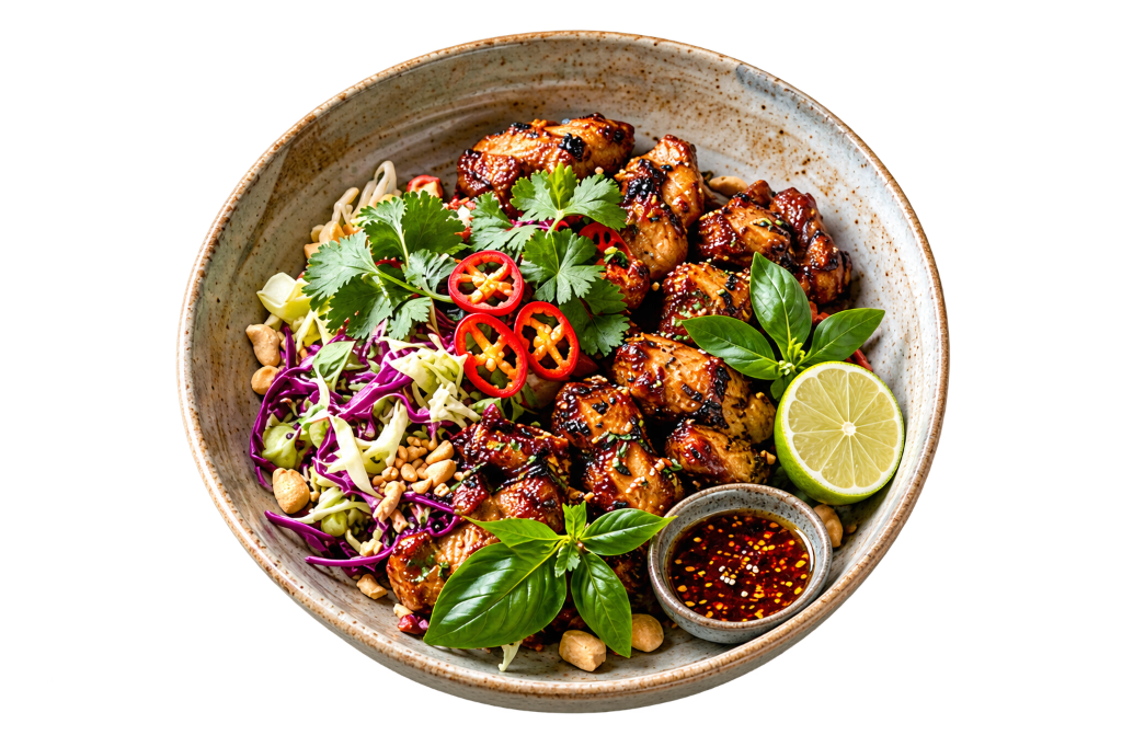 Lemongrass Chicken Banh Mi - Banh Mi at Tasty & Co Rosewater